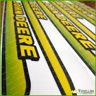 M126040 M126041 Tractor Upper Hood Vinyl Decals Sticker Fits John Deere