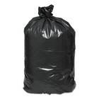 Earthsense Recycled Can Liners 56gal 2mil 43 X 47 Black 100 carton Rnw4320