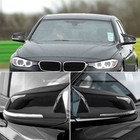 Pair Real Carbon Fiber Side Mirror Covers Caps For Bmw F20 F21 F22 F30 F32 F36