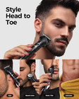 Beard Trimmer For Men  Electric Razor For Body  Face  Mustache  Ear  Nose Hair T