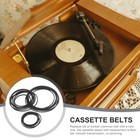 40 Pcs Square Belt Cassette Player Drive Belts Audio Tape Recorder For Deck