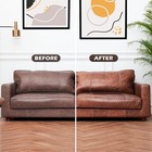 Dewel Leather Recoloring Balm  Black Leather Color Restorer For Scratched And Fa