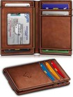 Bulliant Magnetic Slim Leather Pocket Wallet Money Clip For Men 12cards