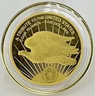 2021 St Gaudens  5 Cook Islands 200mg  9999 Pure Gold Ultra Thin Coin Coa