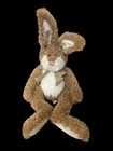 Russ Bunny Rabbit Bradley Shaggy Super Soft Plush Gingham Bow    tiny Flaw   