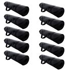 Lot Of 10  Yoga Mat 72x24  Extra Thick Exercise Gym Fitness Mat   Strap - Black