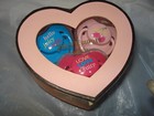 Juicy Couture Girls Three 3 Pack Baby Pacifier  Set  New In Box