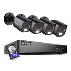 Annke 8ch 5mp Lite Dvr Outdoor Cctv 1080p Security Camera System Color Night 1tb