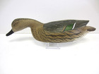Green Winged Hen Teal  Duck Decoy By William   Bill   Goenne   Carver  Nice 