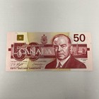 Vintage 1988 Bank Of Canada  50 Dollar Bill - Birds Of Canada Series Snowy Owl