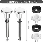 2-set Tub Spout Diverter Repair Kit     Includes 2 Valve Stems  2 Cup Seals   2 Ga