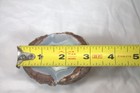 Brown Banded Agate 8 7 Oz With Crystal Cluster Cut And Polished Geode