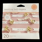Martha Stewart Guest Gold Wedding Bell Ringers Craft Kit   3  Packs Of 20 New
