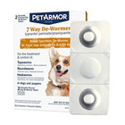 Petarmor 7 Way De-wormer For Small Dogs And Puppies 6 0 To 25 Pounds  2 Tablets 