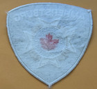 Amherstburg Fire Department Ontario Canada Silver Boarder Patch Unused