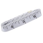 Gdminlo Soft Tape Measure Double Scale Body Sewing Flexible Tailor White 