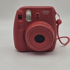 Fujifilm Instax Mini 8 Instant Camera Red Raspberry With Case Tested