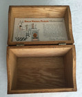 Vintage Gold Medal Flour Wooden Recipe Box     Home Service Recipes    Dovetail Dsva