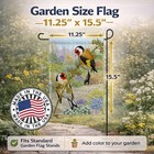Caroline s Treasures European Goldfinches Garden Flag Asa2103gf