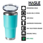 30oz Stainless Steel Tumbler Double Wall Vacuum Insulated Travel Mug Tumbler Dur