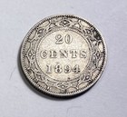 Newfoundland 1894 Silver 20 Cents - Victoria  Km 4  Inv 7410