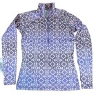 Nike Pro Hyperwarm Half Zip Training Top Women s Medium Long Sleeve Geometric