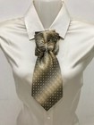 New   Tie Women s  Silk 100  Italy  Collar  Necklace  Necktie  Cravat  Hand-made