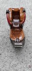 Vintage Figi Td-106 Ceramic Western Boot Scotch Tape Dispenser W new Spool  Po 