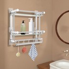 2 Tier Shower Caddy Shelf Bathroom Basket Bath Storage Holder Organizer Rack New