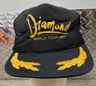 Vintage Neil Diamond World Tour 1984 Trucker Hat Mesh Snapback 80s Scrambled Egg