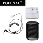 Tubeless Covert 1 Pin 3 5mm Listen Only Earpiece  31-45in Adjustable   Fbi-certi