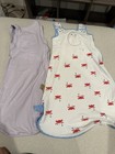 Lot Of 3 Classic Swaddle Sleep 0-6  3-6     Months Sack -stains