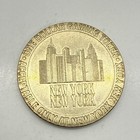 New York New York Casino Las Vegas Nevada  1 Slot Gaming Token Brass 1997