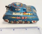  Vintage Japanese Tin Tank Friction Powered  M-27
