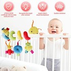 Spiral Car Seat Toys Hanging Stroller Carseat Toys With Rattles For Baby