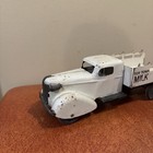 Vintage 1930   s Wyandotte Pressed Steel Toy Town Milk Toy Truck White Nice Shape