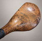 Antique Vintage A l  Johnson Boston W  W  S  Hickory Wood Shaft Golf Club