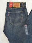 New Levis Mens 505 Regular Fit Straight Leg Jeans 005052765 Med Blue Many Sizes