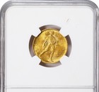Italy  1931-r  Yr  Ix  50 Lire  Uncirculated Gold Coin  Ngc Certified Ms63