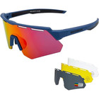 Rockbros Polarized Sunglasses 4lens Men Square Cycling Sports Interchangeable