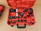 Milwaukee M18    Force Logic    6t Knockout Tool With 1 2  - 4  Kit