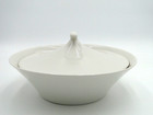Iroquois Impromptu Covered Casserole Serving Bowl Bridal White Ben Seibel  11   