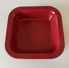 Fiesta Homer Laughlin Scarlet Red  10  Square Baker Casserole Ceramic Pan