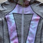 Ivivva Women s Full Zip Colorblock Jacket Gray multicolor Long Sleeve Short