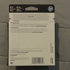 Hp 63 65 Genuine original Inkjet Ink Cartridges 2-pack  bk tri-color 