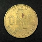 Ryko Car Wash 1 Carwash Token 28mm  d491 