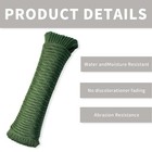 Paracord Rope  Reflective Iii Parachute Cord 7 Strand Core 550lb  100ft Army Gre