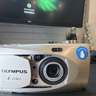 Olympus I Zoom 75 35mm Point   Shoot Film Camera All Weather Silver