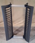 Vtg  Atlantic Dvd Storage Tower Shelf Rack  holds 18 Dvd Cases   not For Bluray 