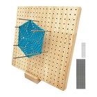 Crochet Blocking Peg Board Knitting Craft Board Square Mat Granny Crochet Gifts